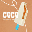 Coco rellena de dulce de leche