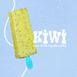 Kiwi rellena con leche condensada